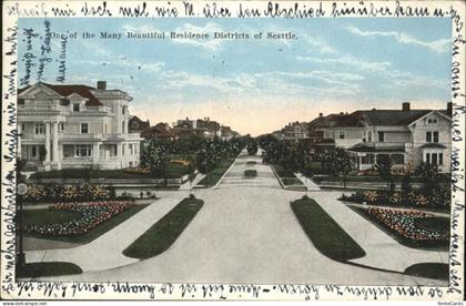 Seattle One of the Many Beautiful Residence Districts of Seattle