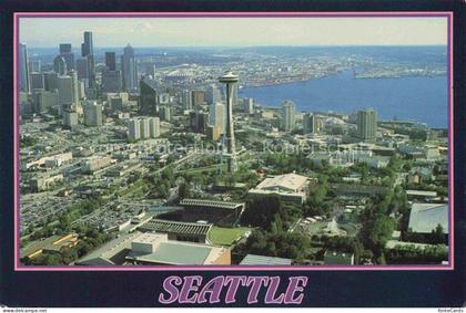 Seattle Washington USA Memorial Stadium The Space Needle and the Seattle Center