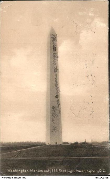 Washington DC Washington Monumet 555 Feet high