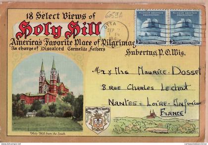 23972 /  Rare 18 Select Views HOLY HILL WI Wisconsin America's Place PILGRIMAGE1948 Original Complete Set in COVER USA