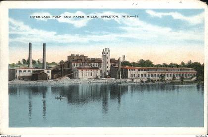 Appleton Wisconsin Inter-Lake Pulp
Paper Mills