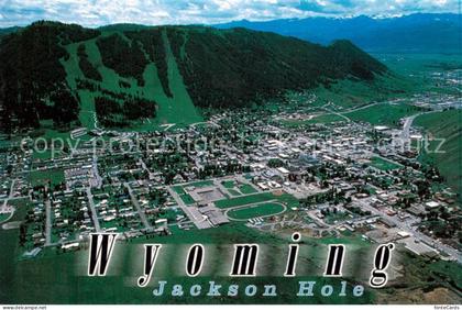 Jackson Hole Wyoming USA Fliegeraufnahme