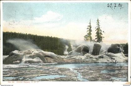 Yellowstone National Park Great Geyser