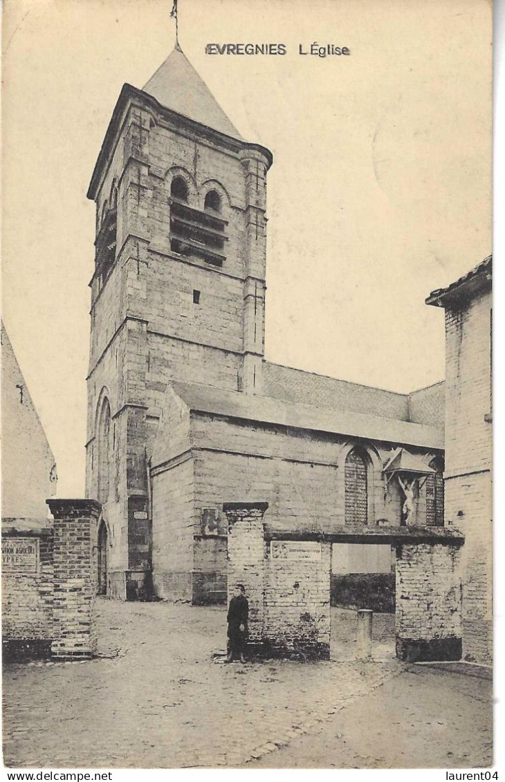 ESTAIMPUIS. EVERGNIES.  L'EGLISE. ANIMATION.