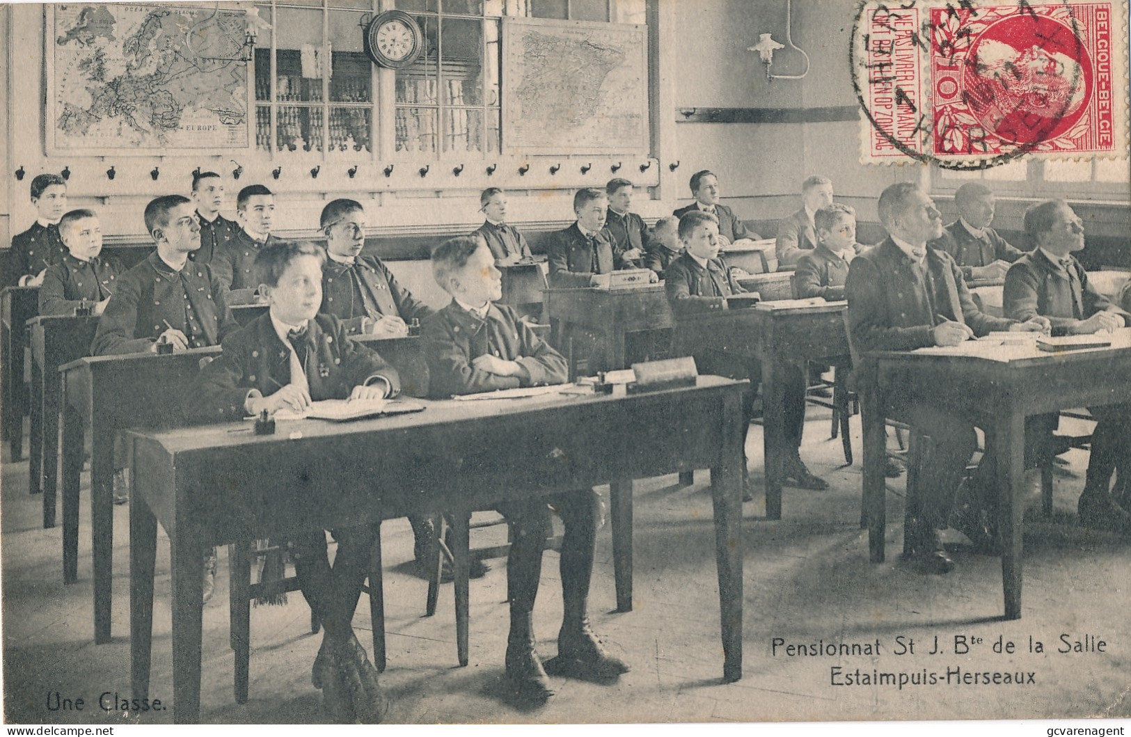 ESTAIMPUIS HERSEAUX  PENSIONNAT ST.J.Bte DE LA SALLE             2 SCANS