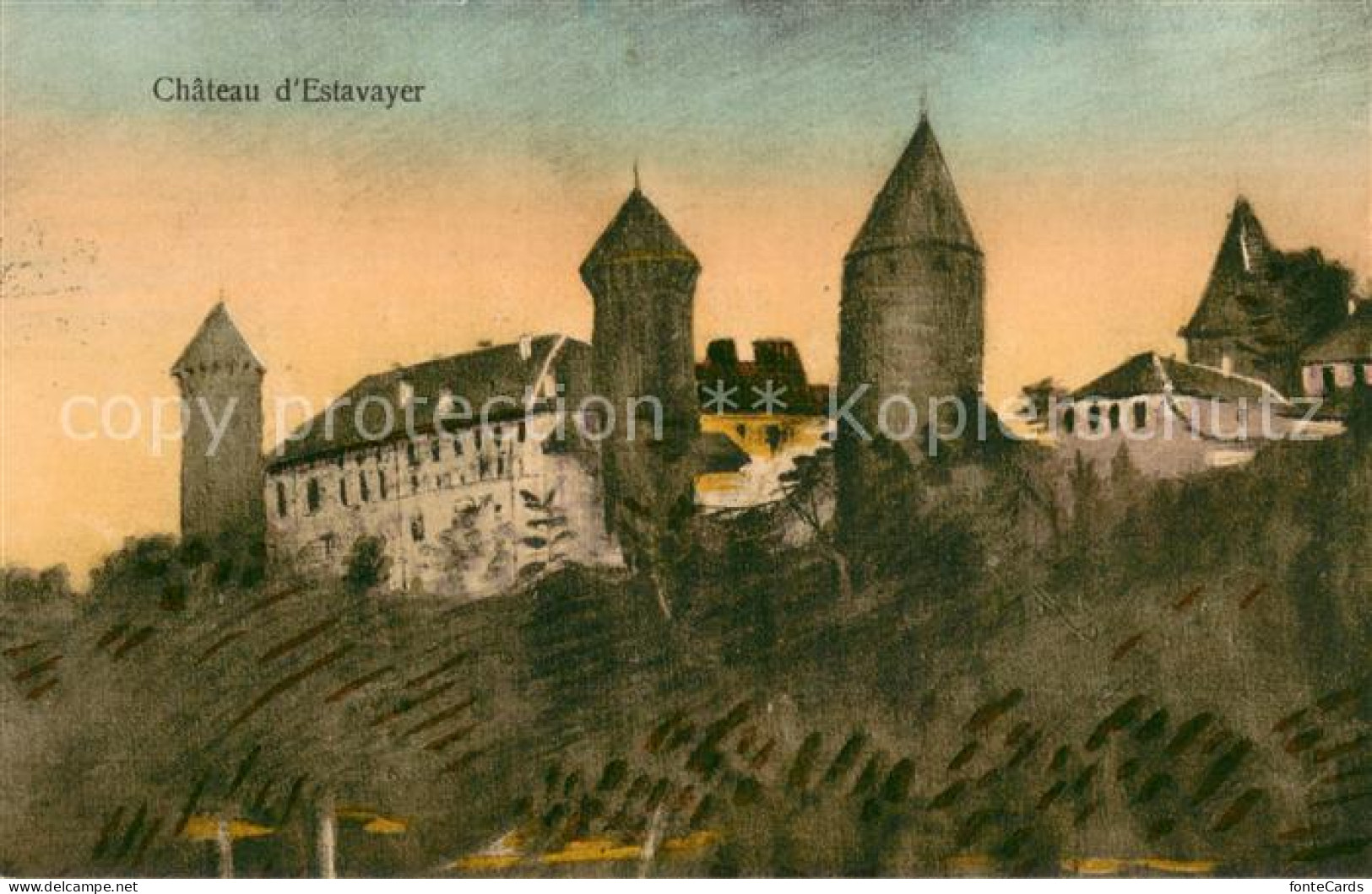 Estavayer -le-Lac FR Chateau d Estavayer