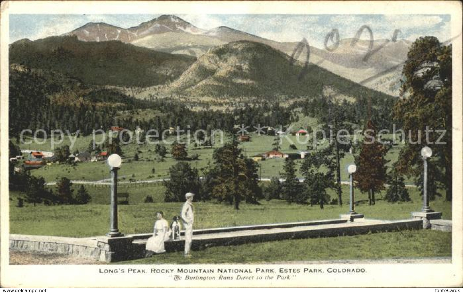 Estes Park Longs Peak Rocky Mountains National Park