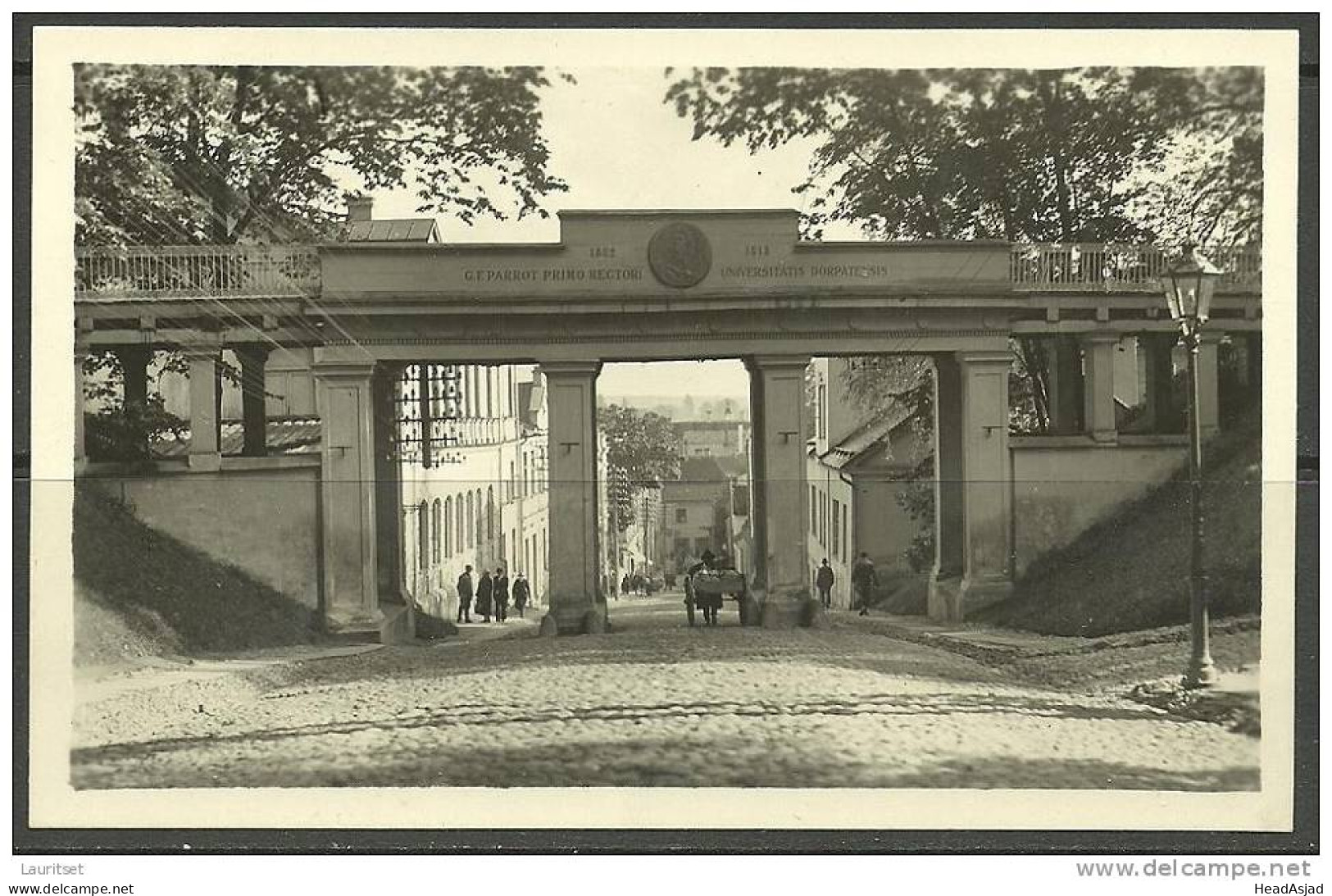 ESTLAND ESTONIA Estonie Photokarte Tartu Dorpat Die Engelsbrücke unbenutzt