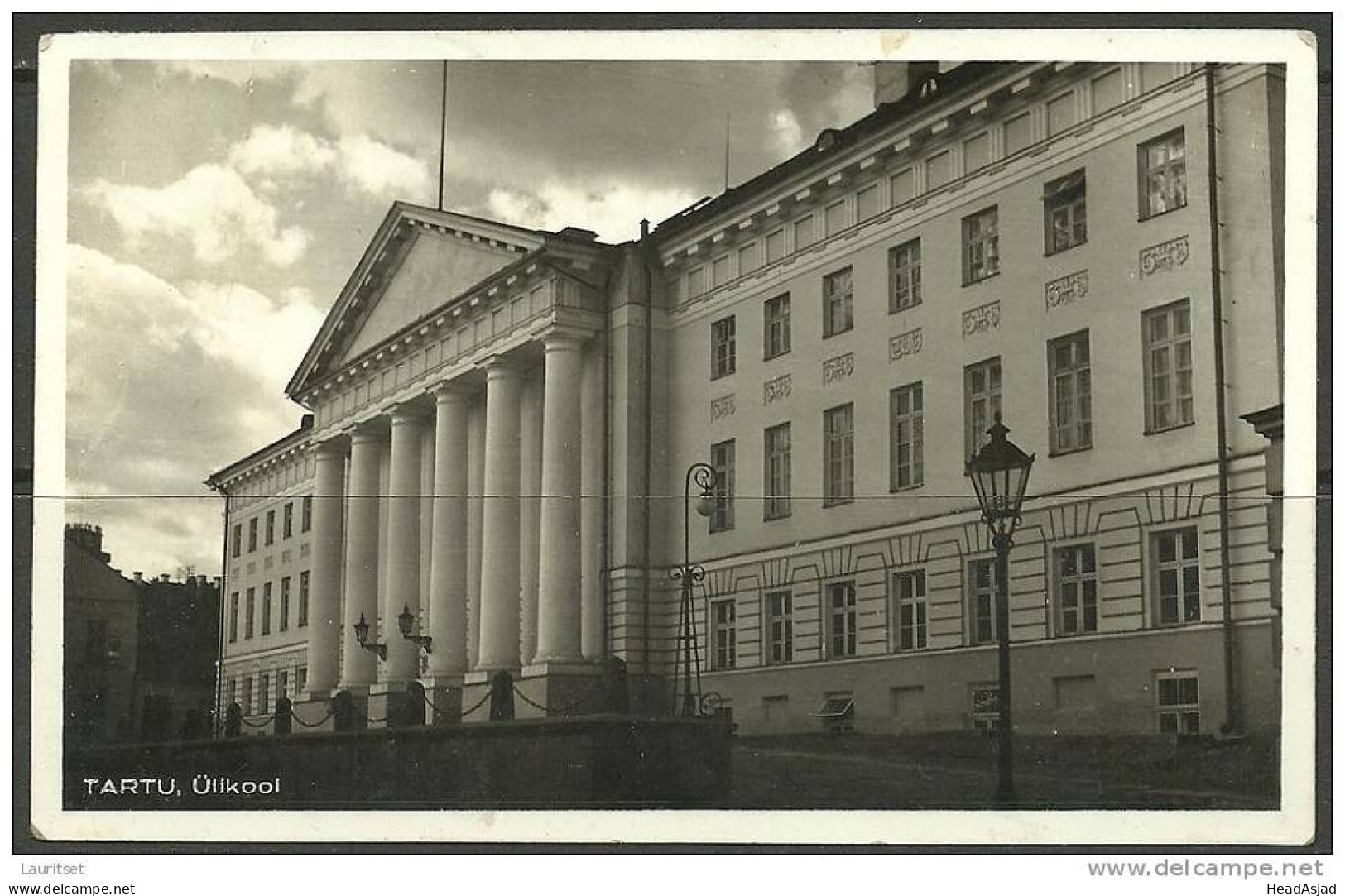 ESTLAND Estonia Estonie Photokarte Tartu Dorpat Universität 1937
