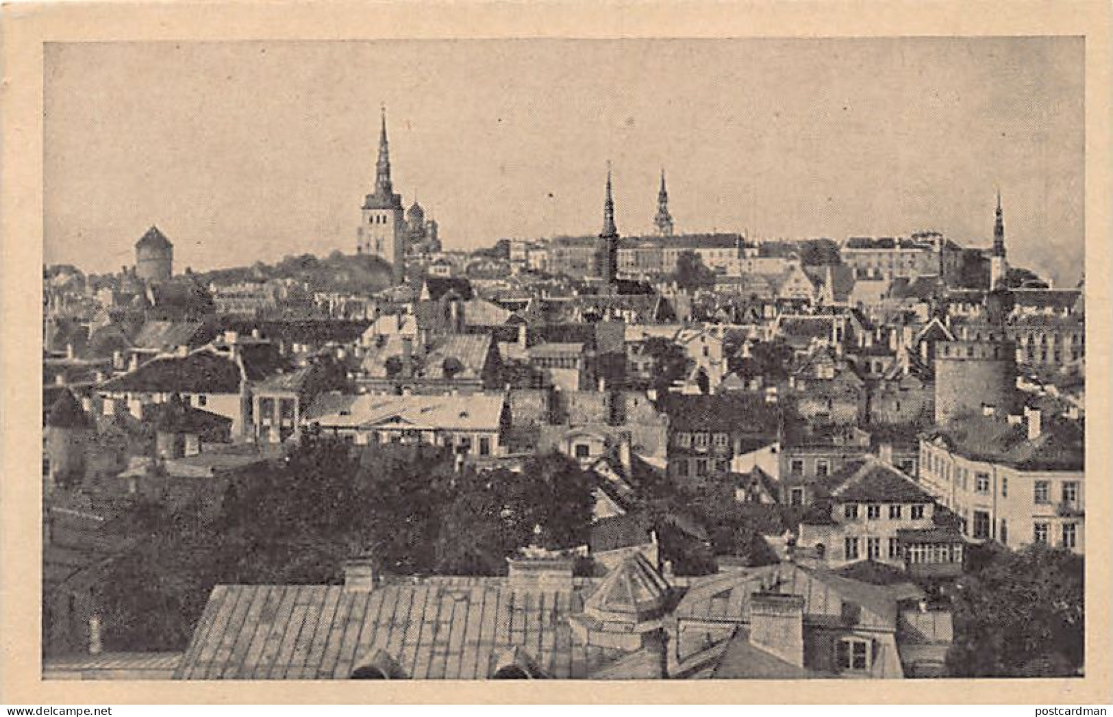 Estonia - TALLINN - Vaade kesklinna - Publ. unknown