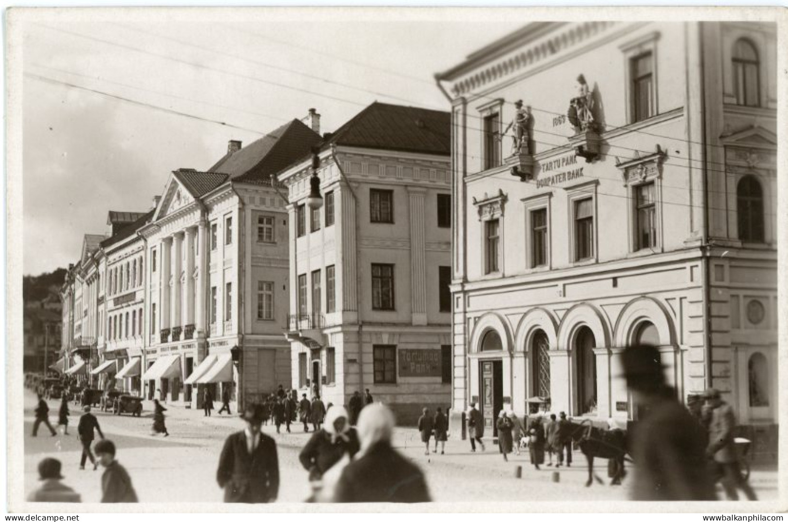 Estonia Tartu Bank and Post Office
