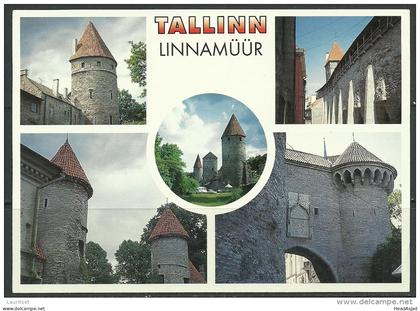 ESTLAND ESTONIA Estonie Ansichtskarte Stadtmauer City Wall of Tallinn Reval unbenutzt
