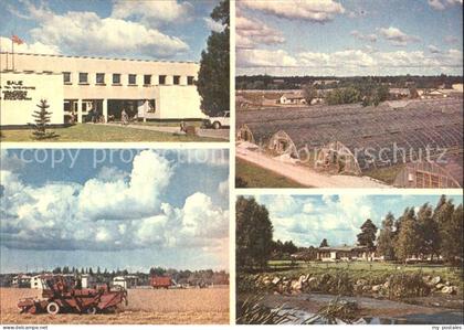 Estland Maehdrescher Gaertnerei