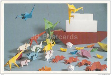 Tallink Origami - ship - crabs - giraffes - Estonia - unused