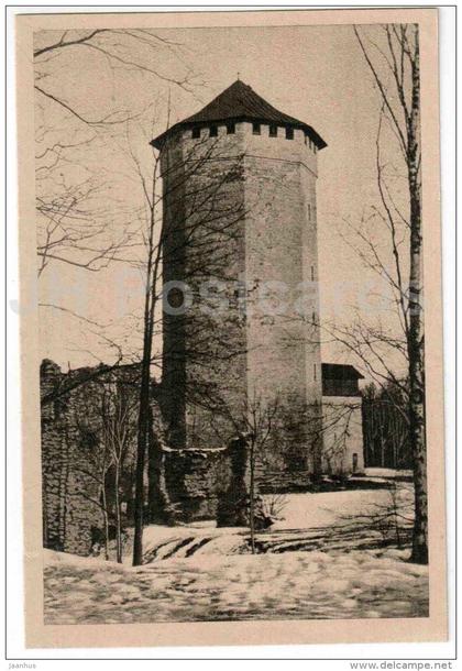wall tower - Paide - Estonia - unused