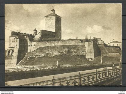 ESTONIA Estland 1945 NARVA castle Photo Post card, unused Only 2000 printed!