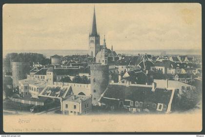 REVAL vintage postcard Estonia