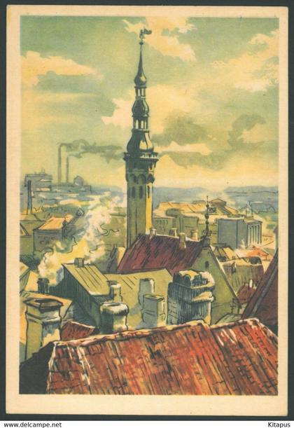 TALLINN vintage postcard Estonia