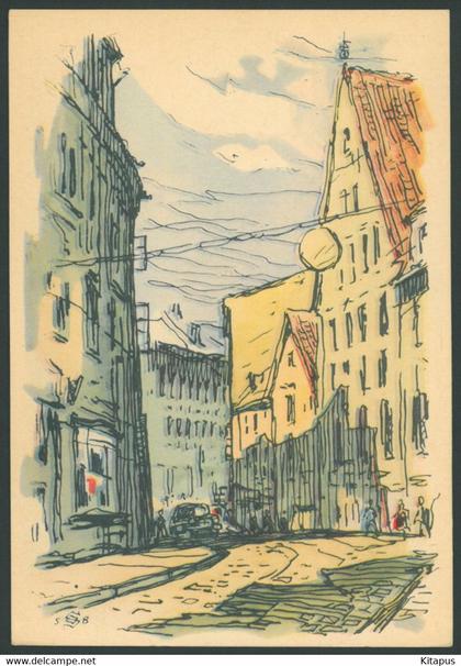 TALLINN vintage postcard Estonia