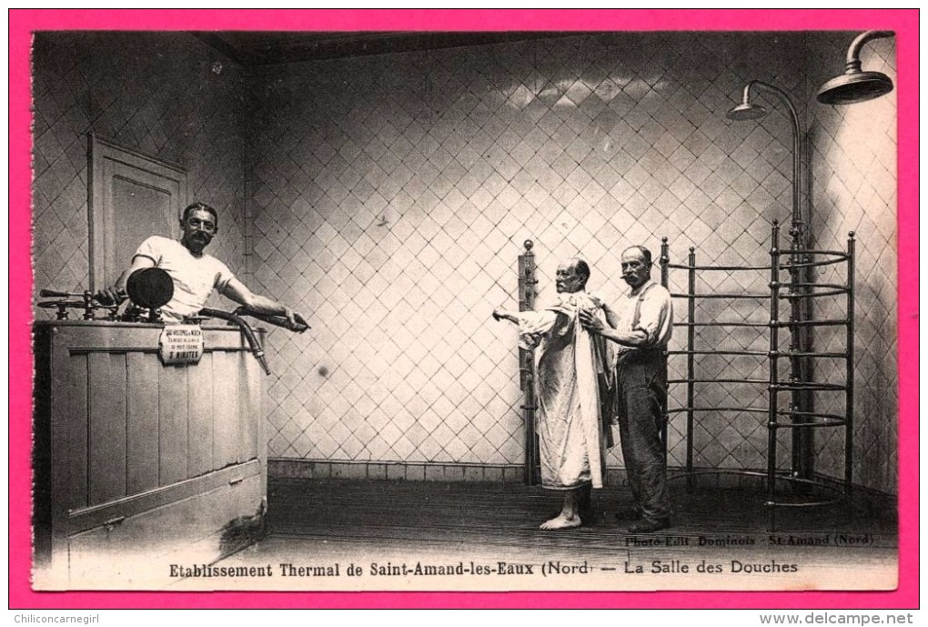 Établissement Thermal de Saint Amand Les Eaux - La Salle des Douches - Animée - Phot - Édit. DOMINOIS