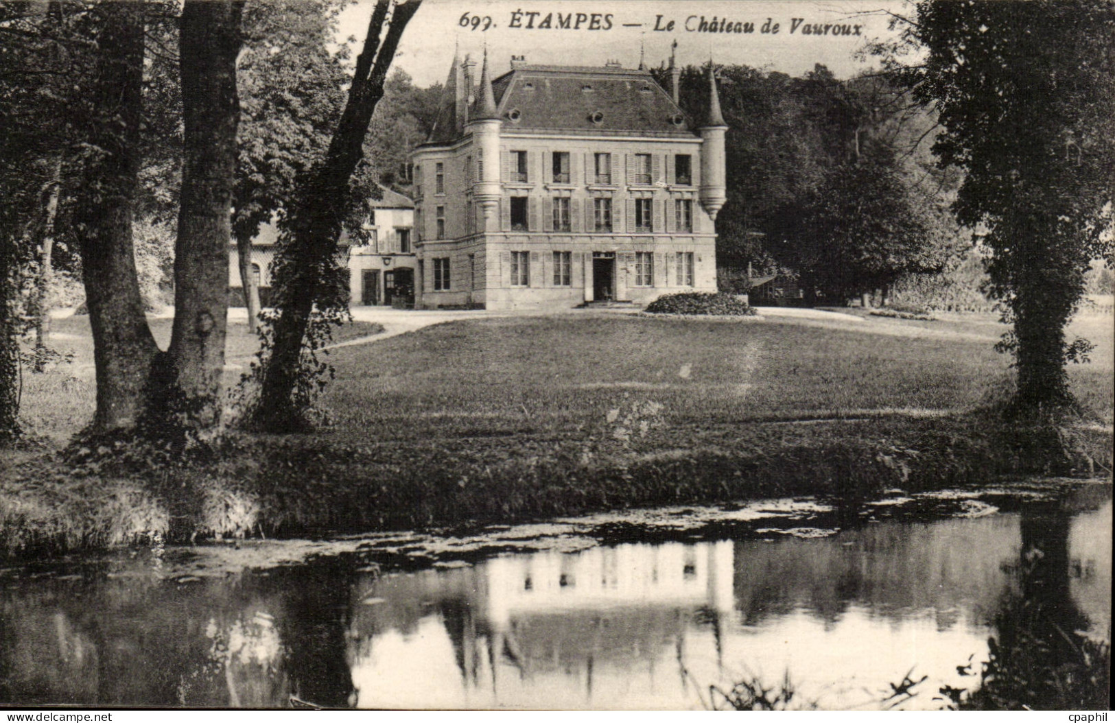 Etampes CPA Le chateau de Vauroux