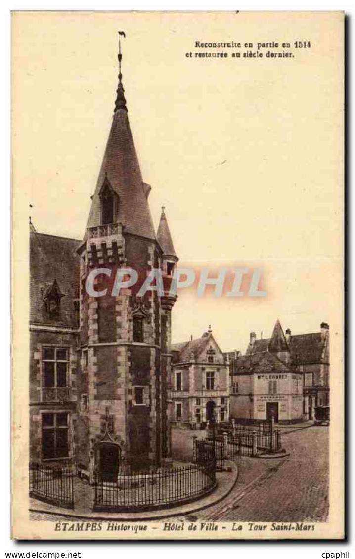 Etampes - Hotel de Ville - CPA