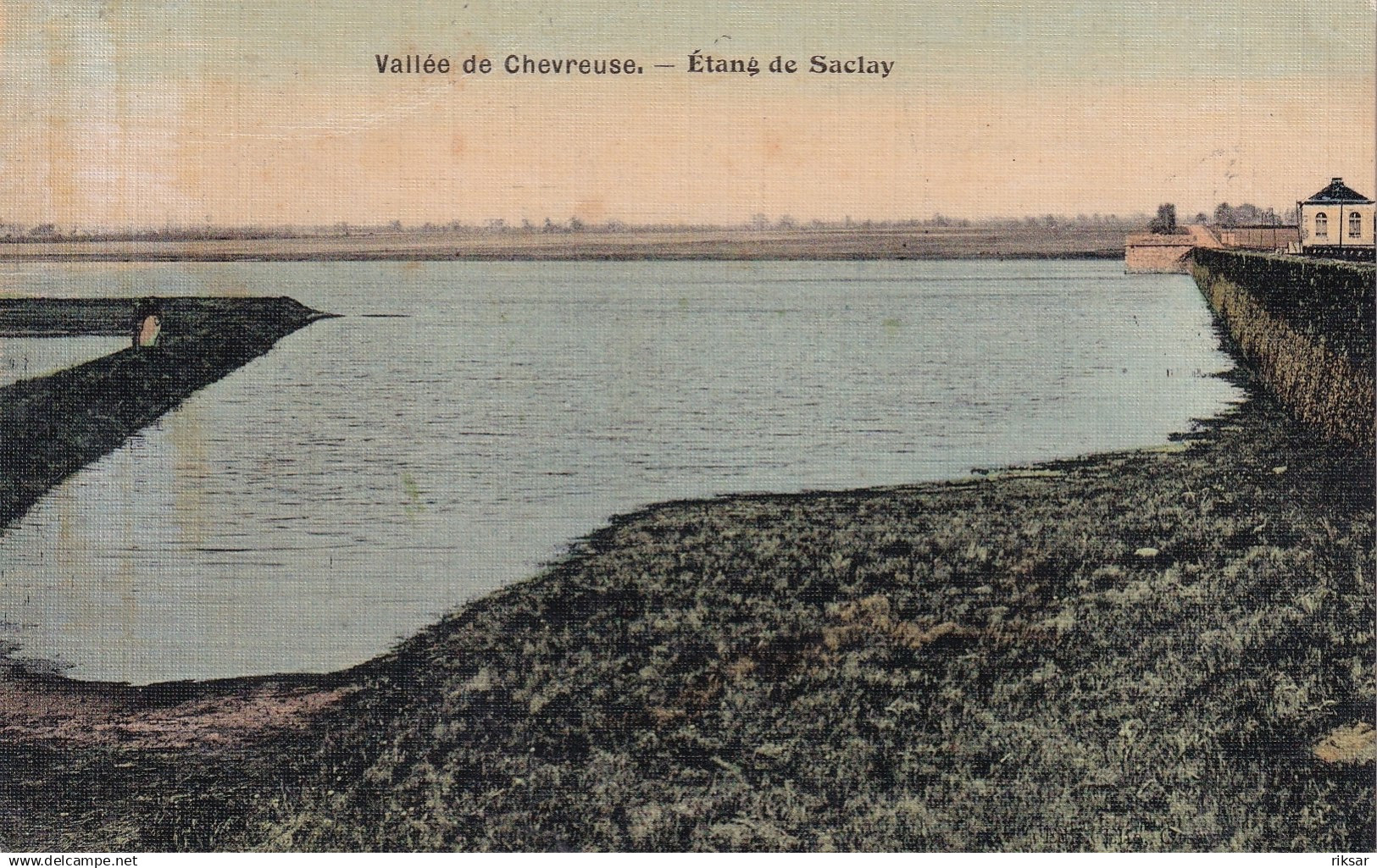 ETANG DE SACLAY(CARTE EN COULEUR TOILEE)