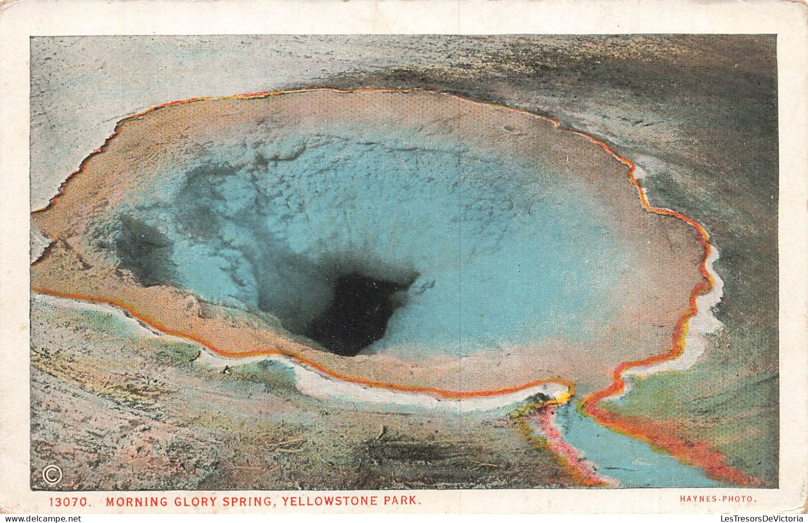 ETAS UNIS - Yellowstone park - Morning glory spring - Panorama - CP