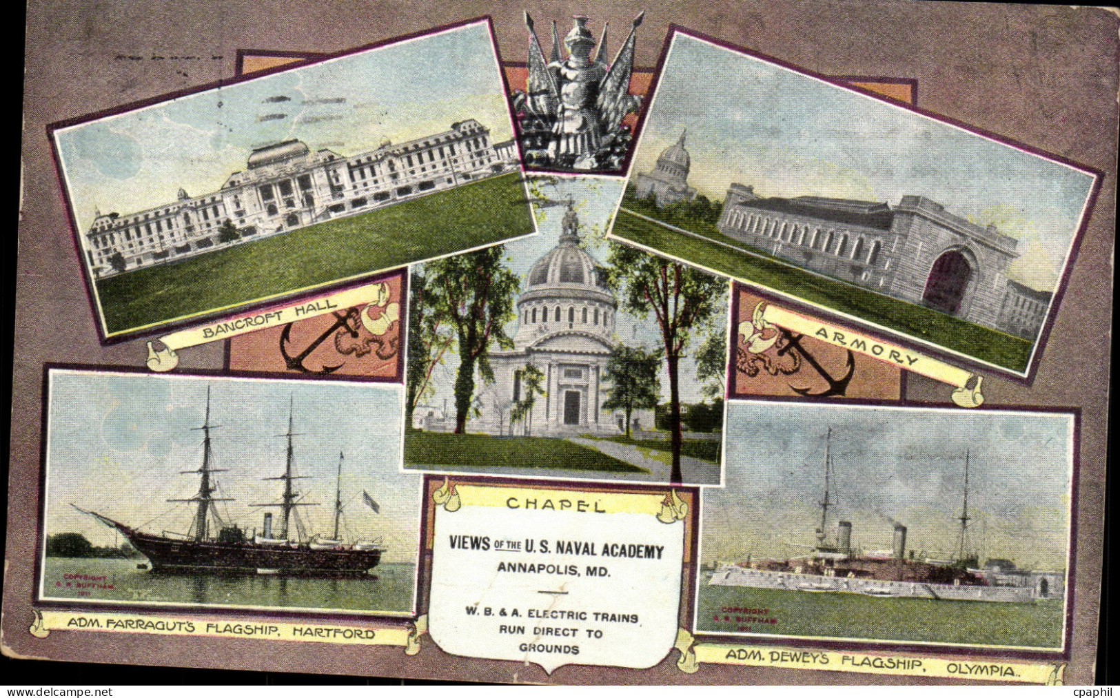 Etats Unis CPA Chapel Views on US Naval Academy Annapolis