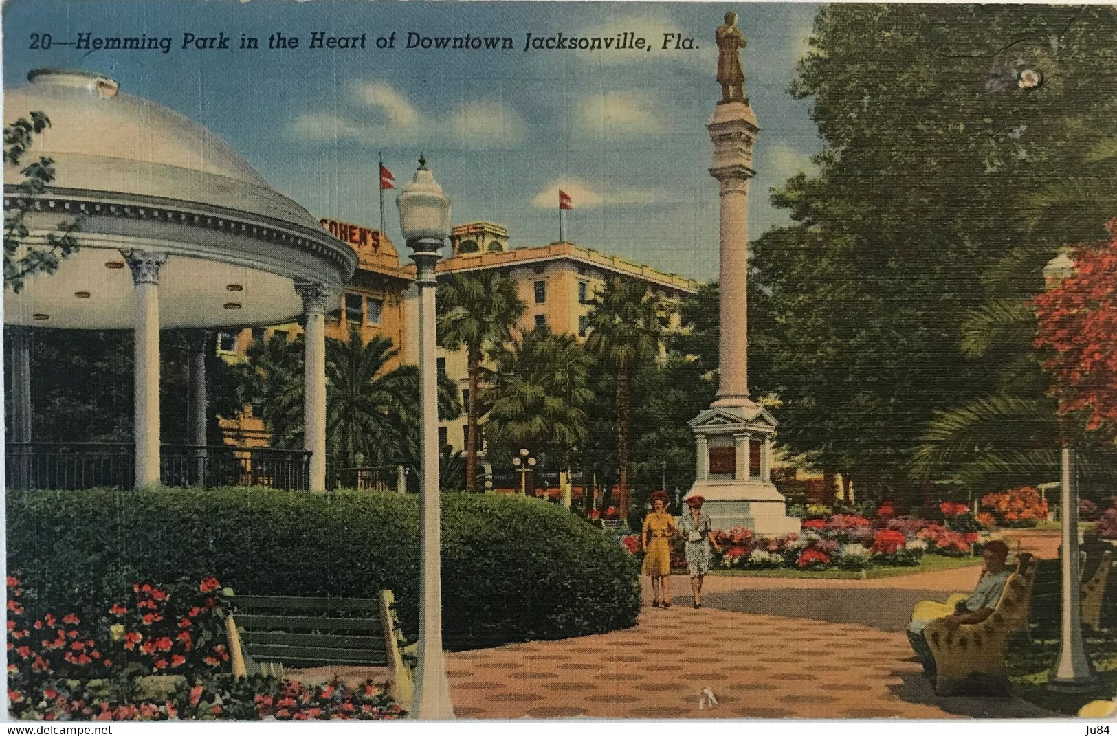États-Unis - Jacksonville - Hemming Park in the Heart of Downtown Jacksonville - Post Card - Non voyagée
