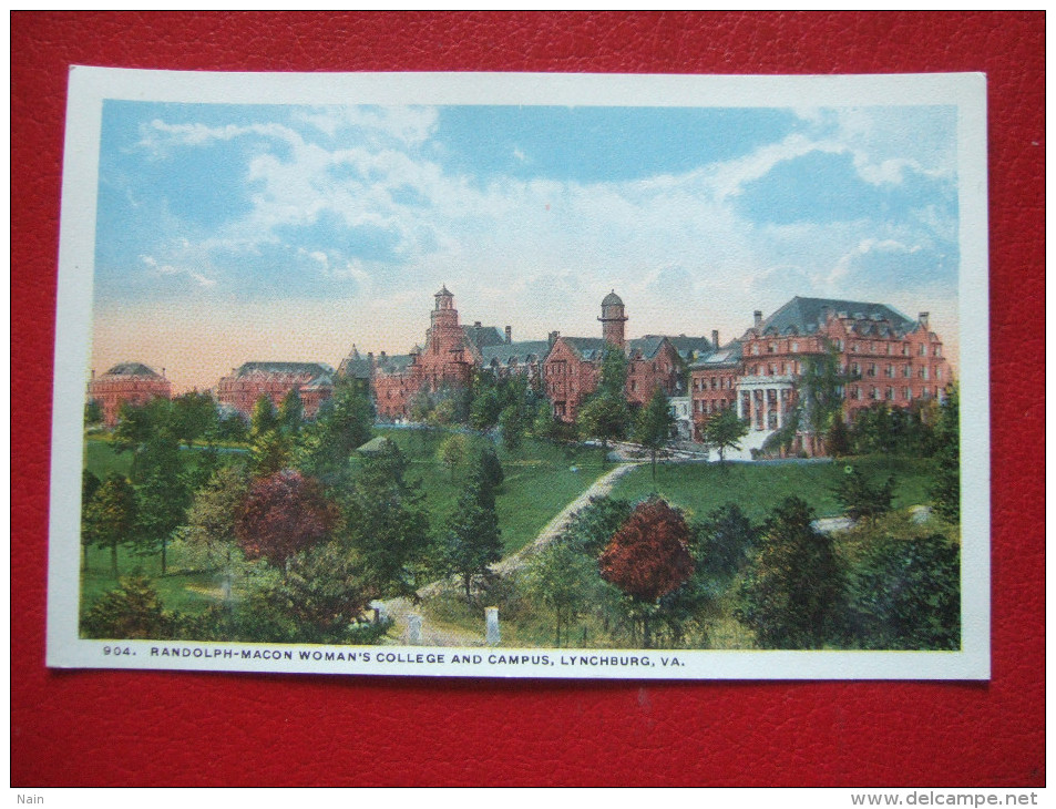 ETATS-UNIS - LYNCHBURG -  RANDOLPH-MACON WOMAN'S COLLEGE AND CAMPUS  , LYNCHBURG, VA   -