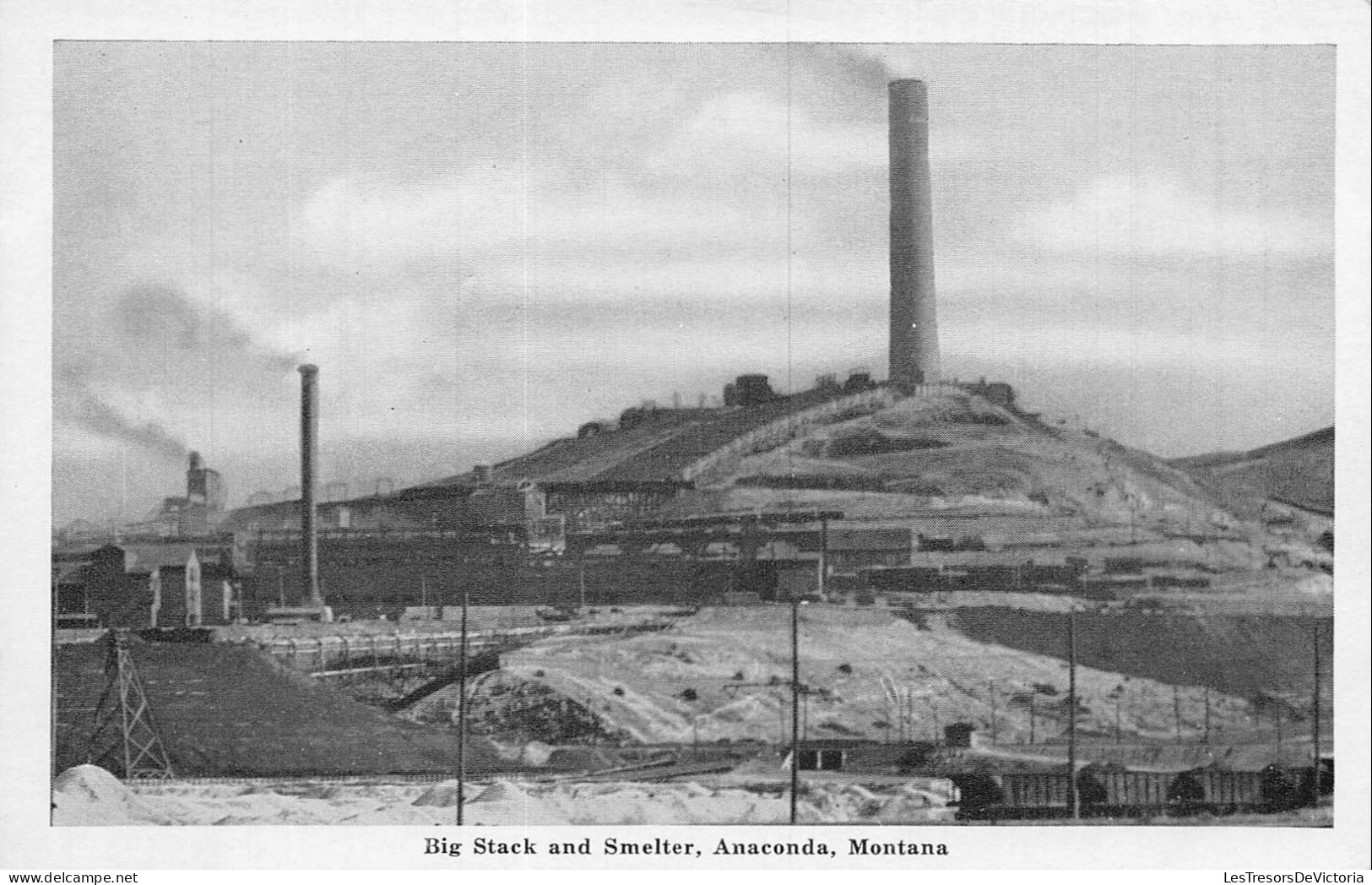 ETATS UNIS - Montana - Big Stack - Smelter - Grande cheminée - Fonderie - CPA