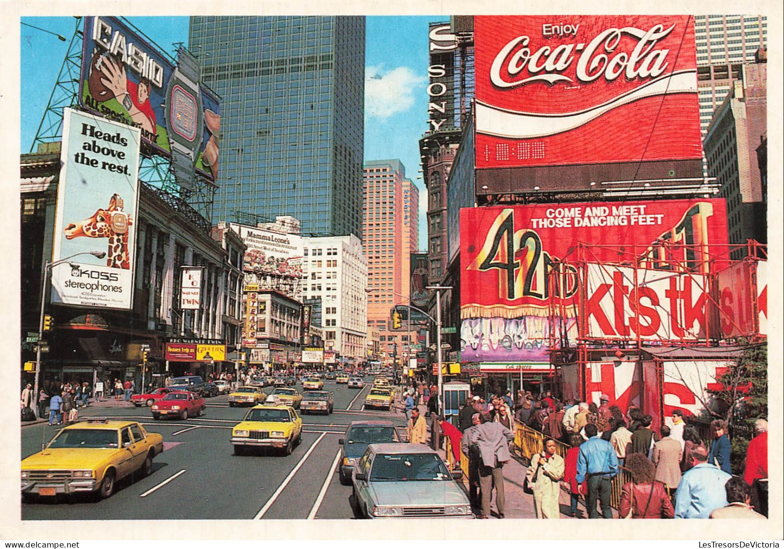 ETATS UNIS - New York City - Time Square - Voiture - Transport - Animé - CP