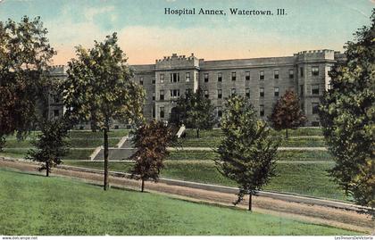 [-5%] ETATS UNIS - Watertown - Hospital Annex,. Ill. - Carte postale ancienne
