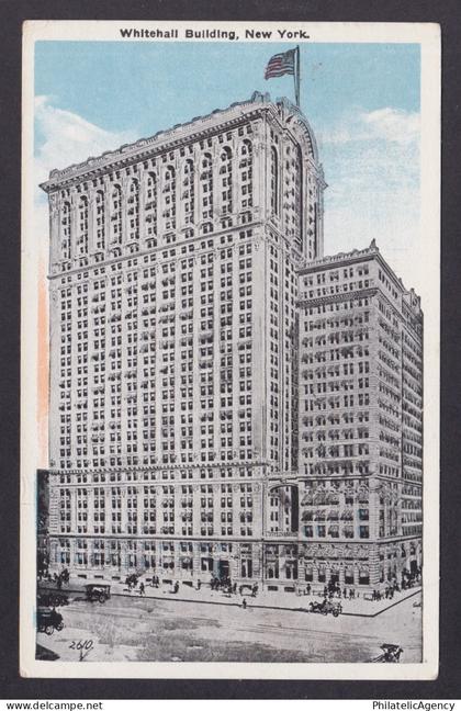 Postcard, United States, New York City NY, Whitehall Building