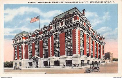 Usa - BROOKLYN (NY) Manual Training High School, Seventh Avenue and Fifth Street