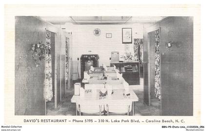 BBNP9-0517-ETAT-UNIS - DAVID'S RESTAURANT - Carolina Beach - New York City