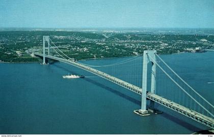New York - The Verrazano Narrows Bridge connecting Brooklyn and Staten Island