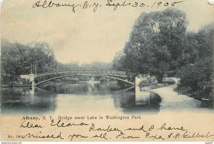 CPA Albany NY Bridge ower lake in Washingotn park