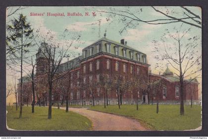 Postcard, United States, Buffalo NY, Sisters' Hospital