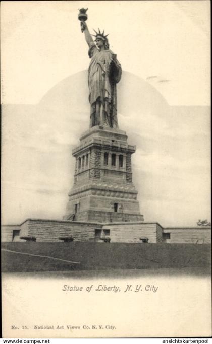 AK New York City USA, Freiheitsstatue