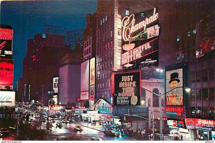 Carte Postale - Etats-Unis - New york city - New york's time square broadway and 46th st - CPM - Voir Scans Recto-Verso
