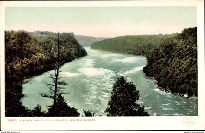 CPA Niagara New York USA, Niagara Rapids von der Niederlassung in Lewiston
