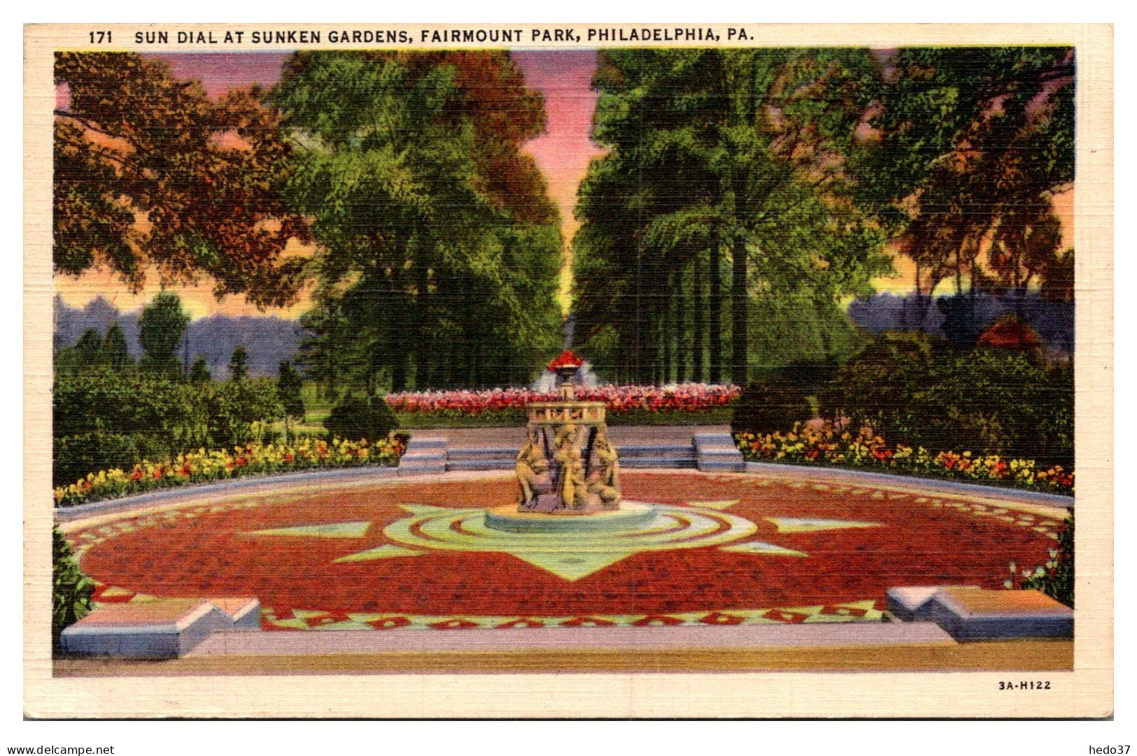 Etats Unis - Philadelphia - Sunken Gardens