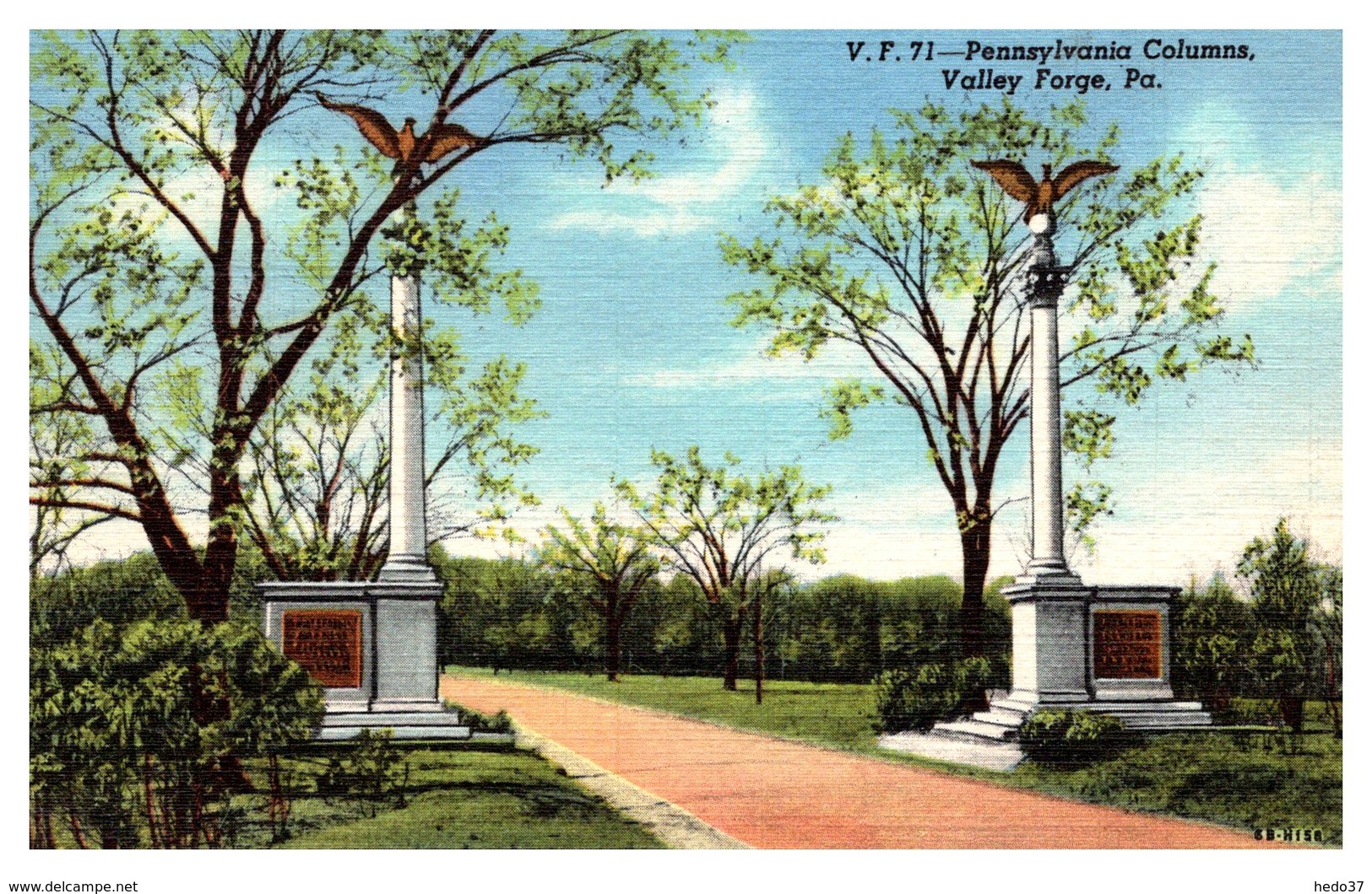 Etats Unis - Valley Forge - Columns