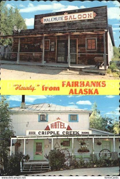 Fairbanks Alaska Hotel Cripple Creek  Malemute Saloon