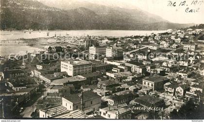 Juneau Alaska Fliegeraufnahme