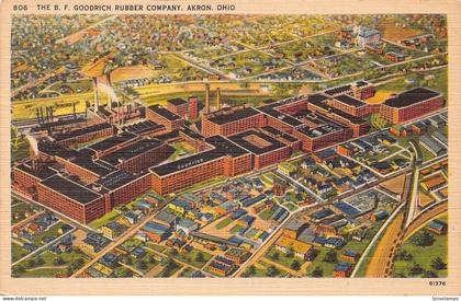 B187 US Industrial The BF Goodrich Rubber Company Akron Ohio postcard