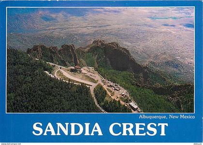 Etats Unis - Albuquerque - Sandia Crest - Aerial view - Vue aérienne - Etat du Nouveau Mexique - New Mexico State - CPM