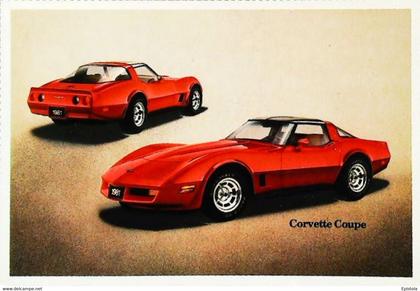 ► CORVETTE Chevrolet 1981 - Publicité Automobile Américaine (Litho. U.S.A.) - Roadside
